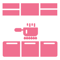 Kitchen backsplashes services Logo